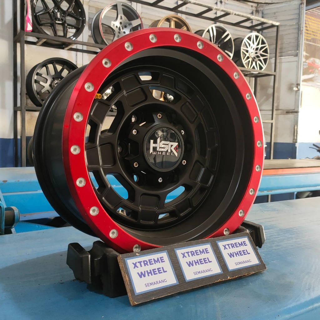 Jual Velg mobil r15 hsr aikmel lebar 8 model offroad pcd 6x139 et -10 ...