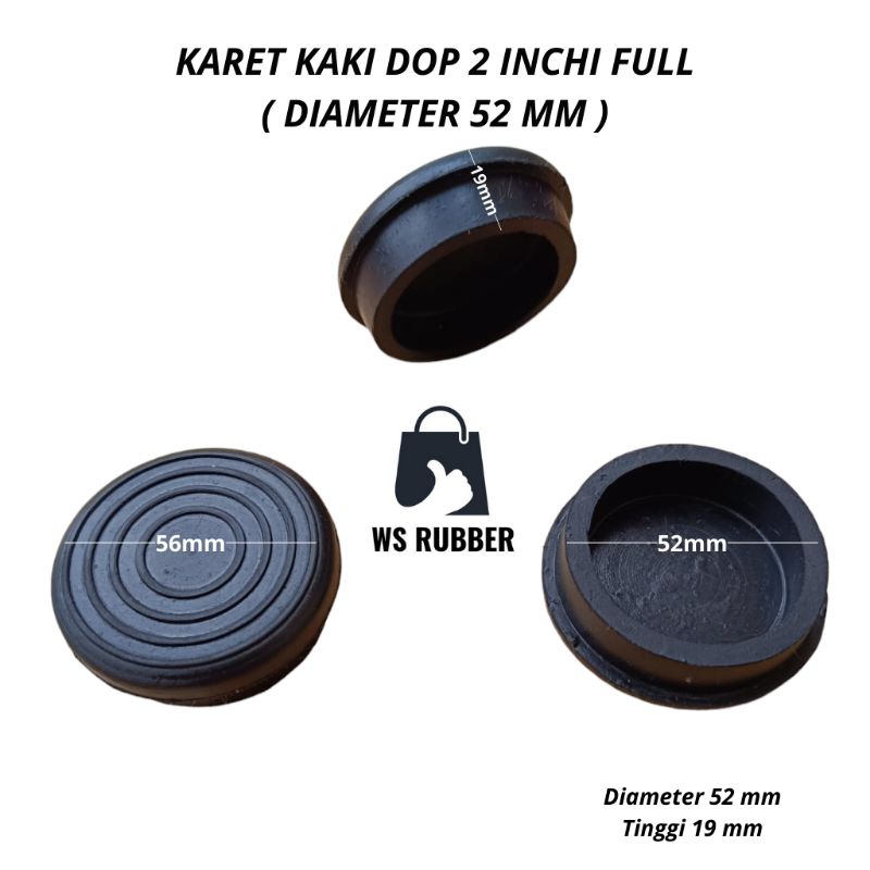 Jual Karet Kaki Dop 2 Inchi Full / Karet Tutup Kaki Meja Kursi Rak Pipa ...