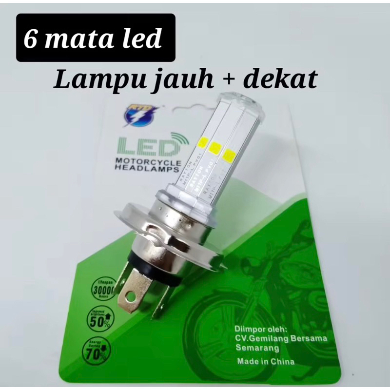 Jual Lampu Led Motor H4 M11P RTD Vixion Byson Lampu Depan Motor DC ...