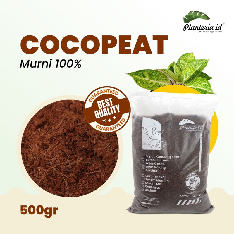 Jual Media Cocopeat / Media Sabut Kelapa Murni Kemasan 500gr | Shopee ...