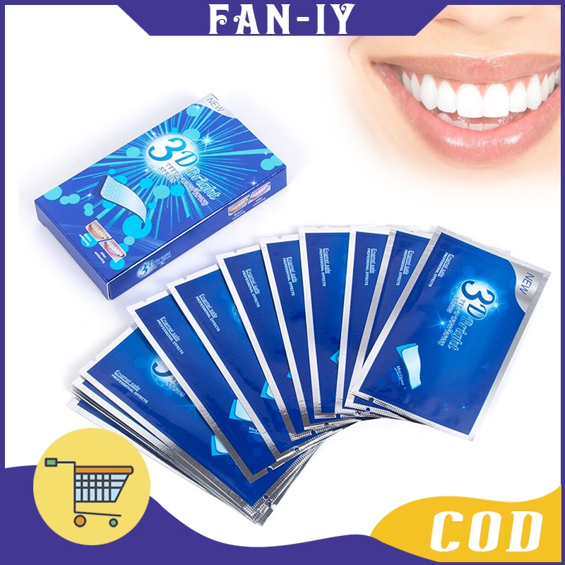 Jual 14 28 Pcs Teeth Whitening Strips Anti Menguning Oral B 3D ...