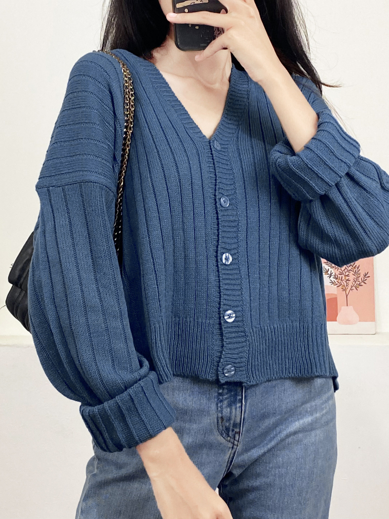 Jual DAVINA KNIT CARDY | SWEATER RAJUT WANITA OVERSIZE | KARDIGAN RAJUT ...