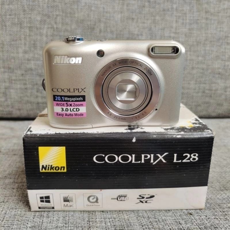 Jual Kamera Nikon Coolpix L28 Camera Digital Baterai AA Shopee Indonesia
