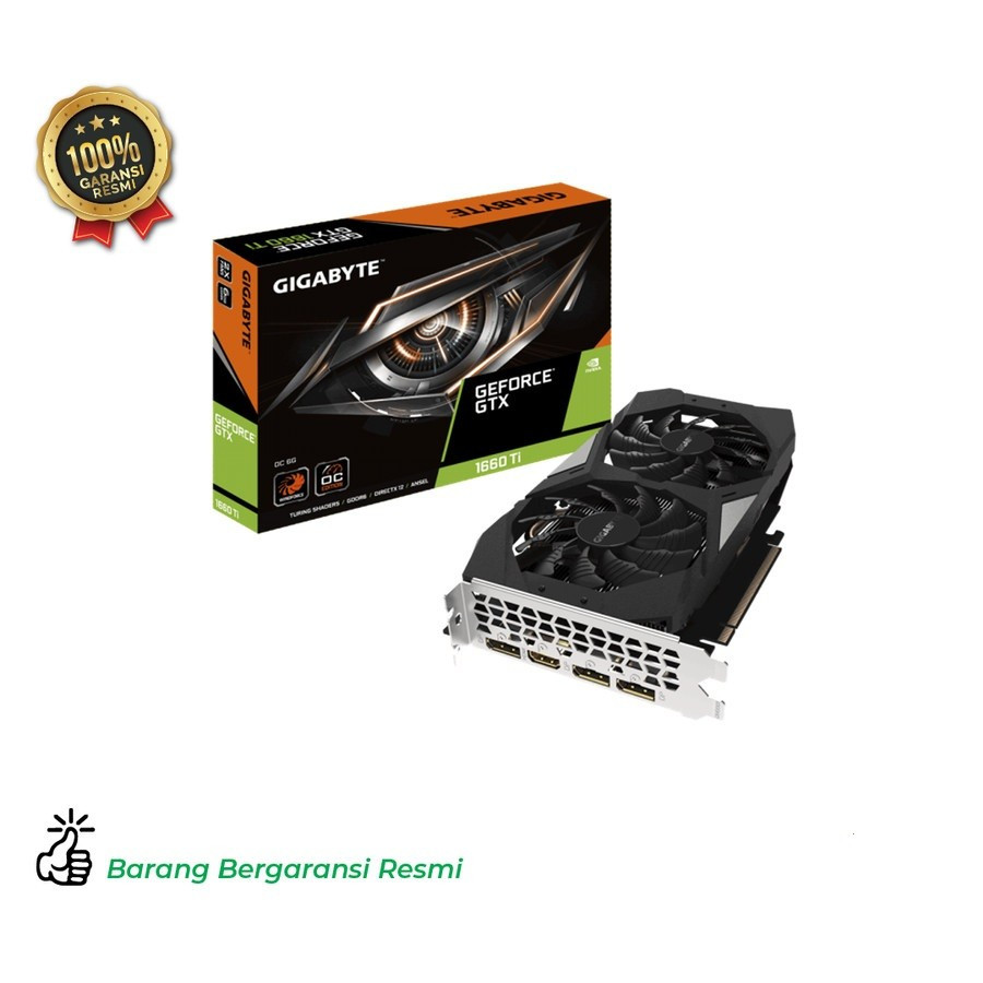 Jual VGA Gigabyte GeForce GTX 1660 Ti OC 6G GV-N166TOC-6GD | Shopee ...