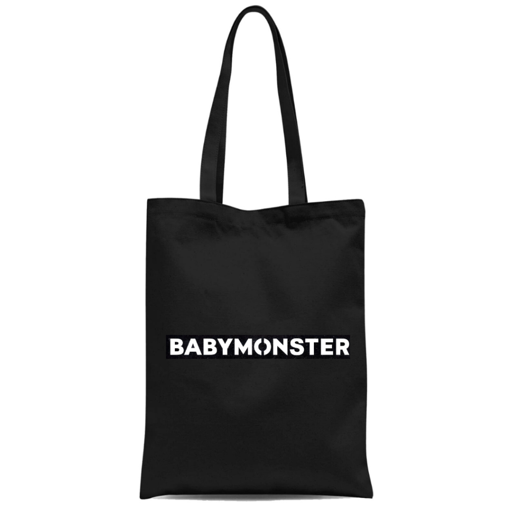 爆買いしたくなる 新品未開封BABYMONSTER トートバッグ黒 アイドル