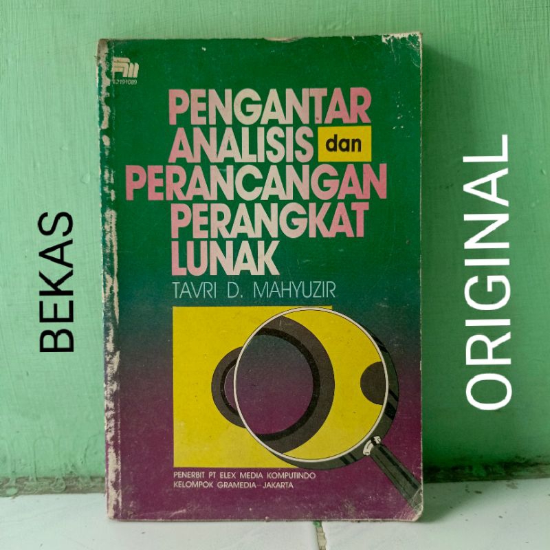 Jual Buku Pengantar Analisis dan Perancangan Perangkat Lunak Kemajuan ...