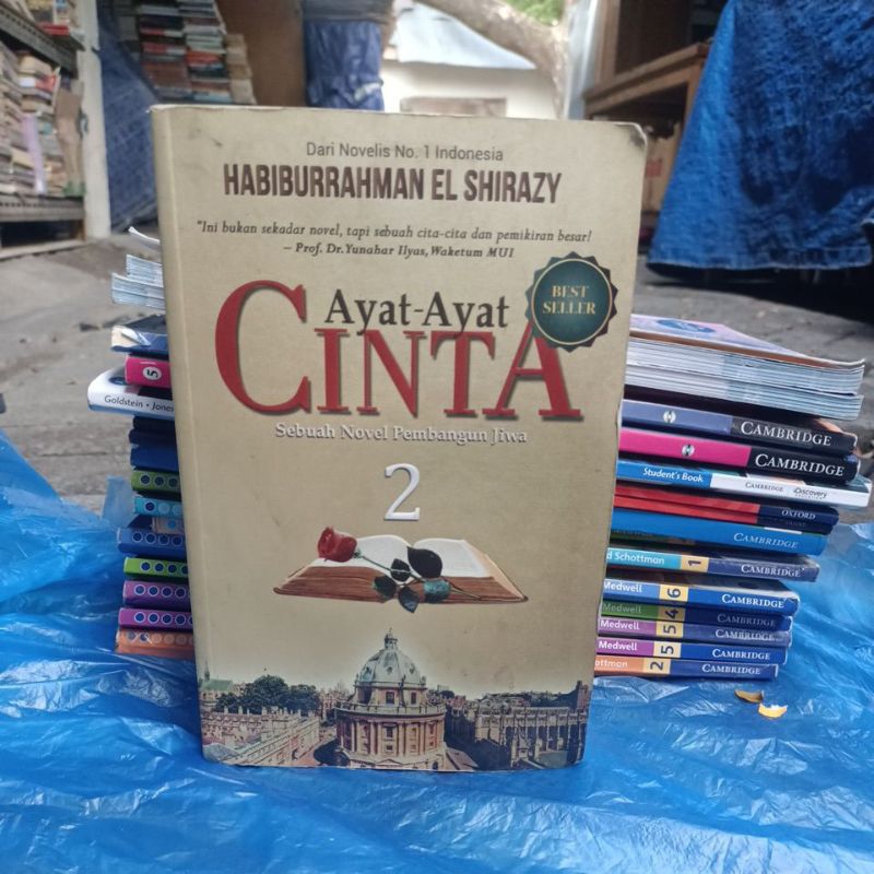 Jual ORIGINAL BEKAS NOVEL AYAT AYAT CINTA 2 : HABIBURRAHMAN EL SHIRAZY ...