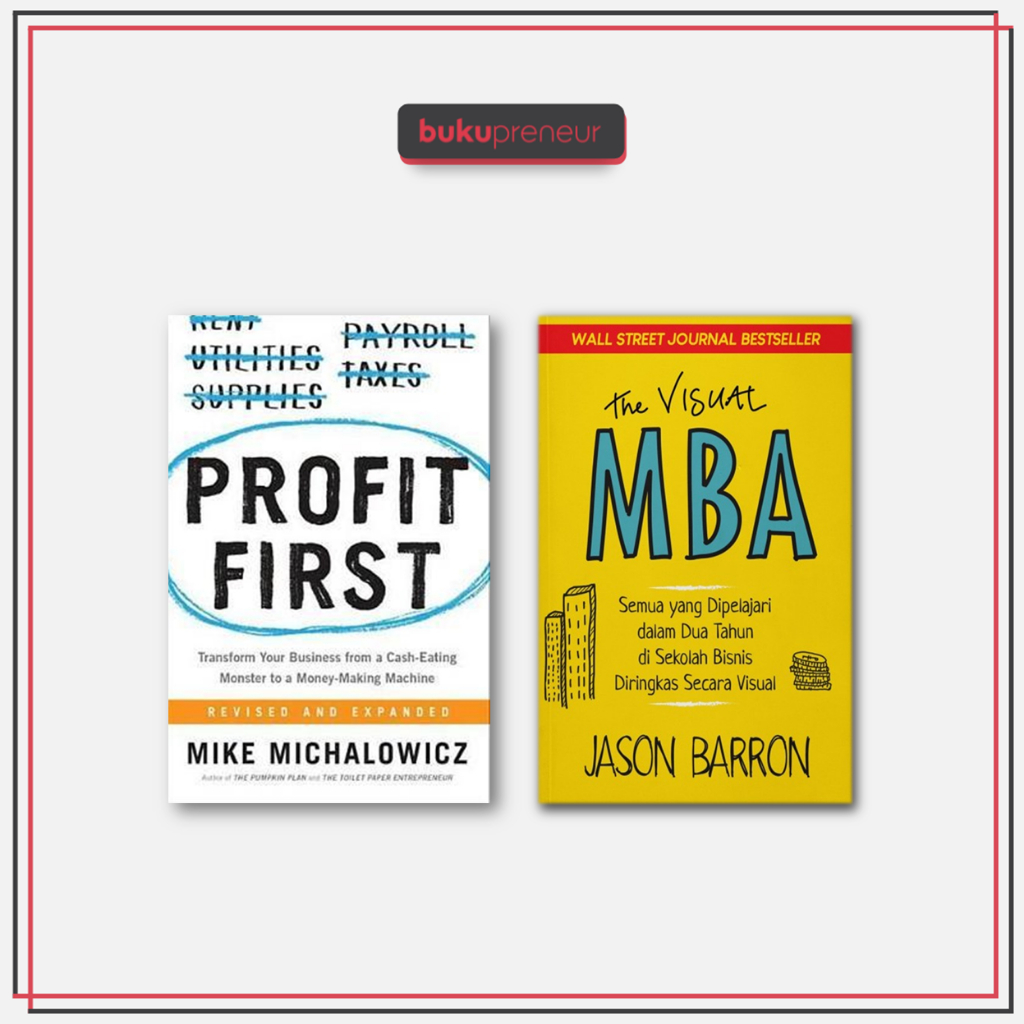 Jual Paket Buku Profit First - The Visual MBA | Shopee Indonesia