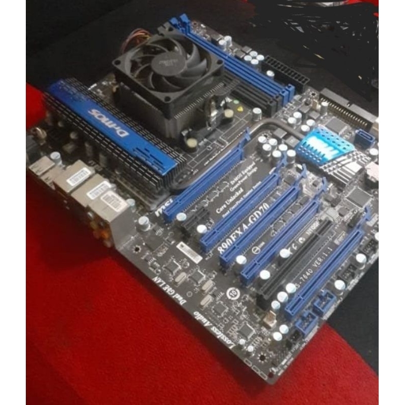 Jual Paketan Motherboard 890FXA GD70 Dan Processor Phenon II X6 1090T 3