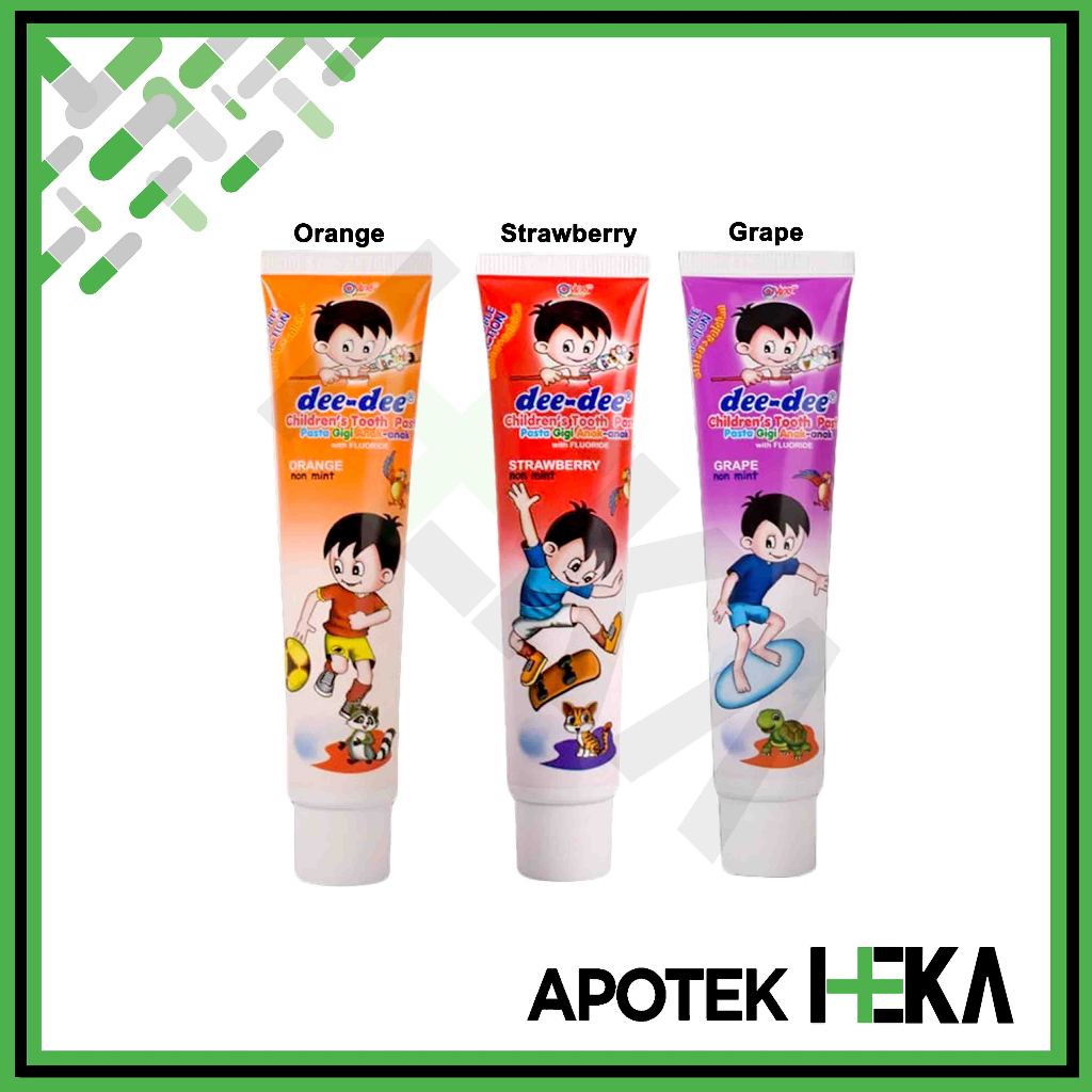 Jual Dee Dee Tooth Paste 50 g - Pasta Gigi Anak | Shopee Indonesia