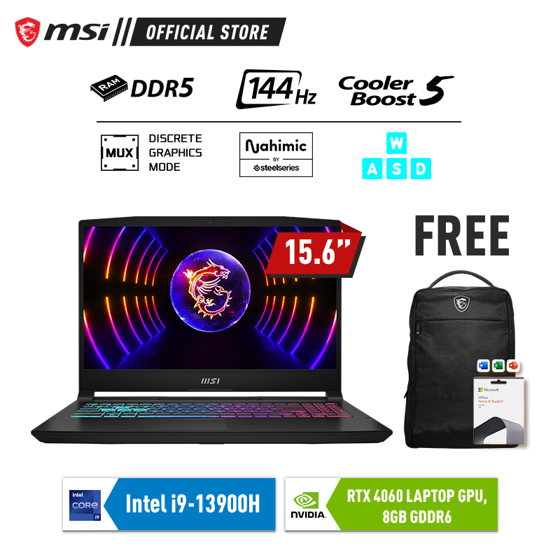 Jual MSI KATANA 15 CORE I9-13900H RTX4060 8GB - 16GB 1TB W11+OHS 15 ...