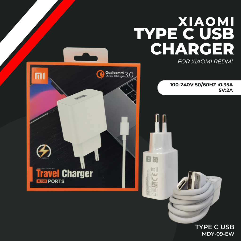 Jual Ready Stok charger Xiaomi Mdy-09-Ew 10W for Redmi 8 8a 9 9a 9c ...