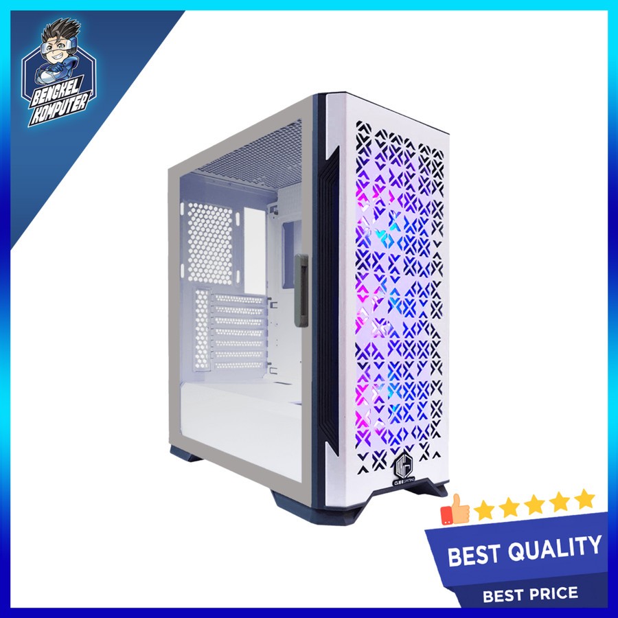 Jual CASING PC CUBE GAMING SLEV WHITE | Shopee Indonesia