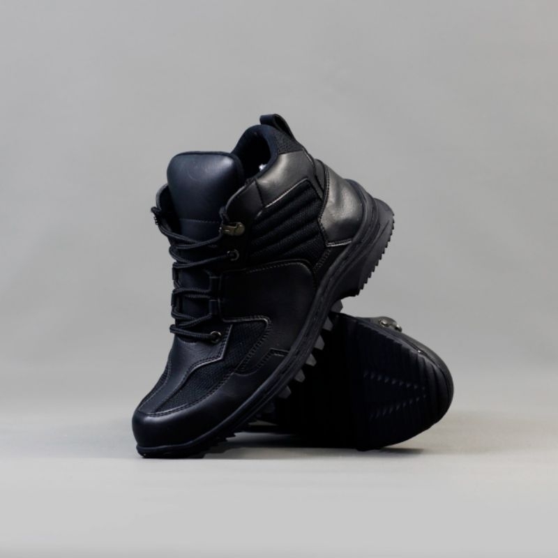 Jual Sultan Footwear X Gia Sepatu kerja pria Safety shoes boots Hitam ...