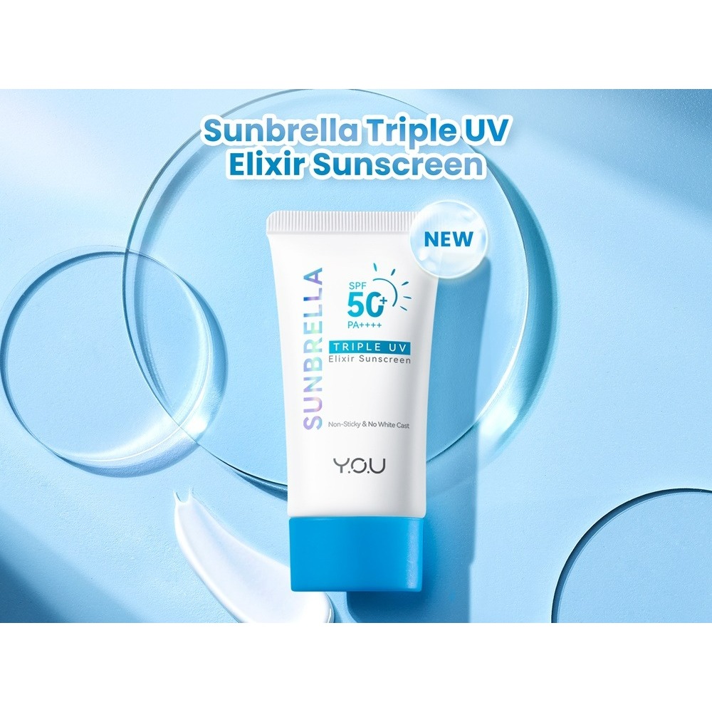 Jual YOU Sunscreen Triple UV Elixir SPF 50+ PA++++ [UBA UVB Blue Light