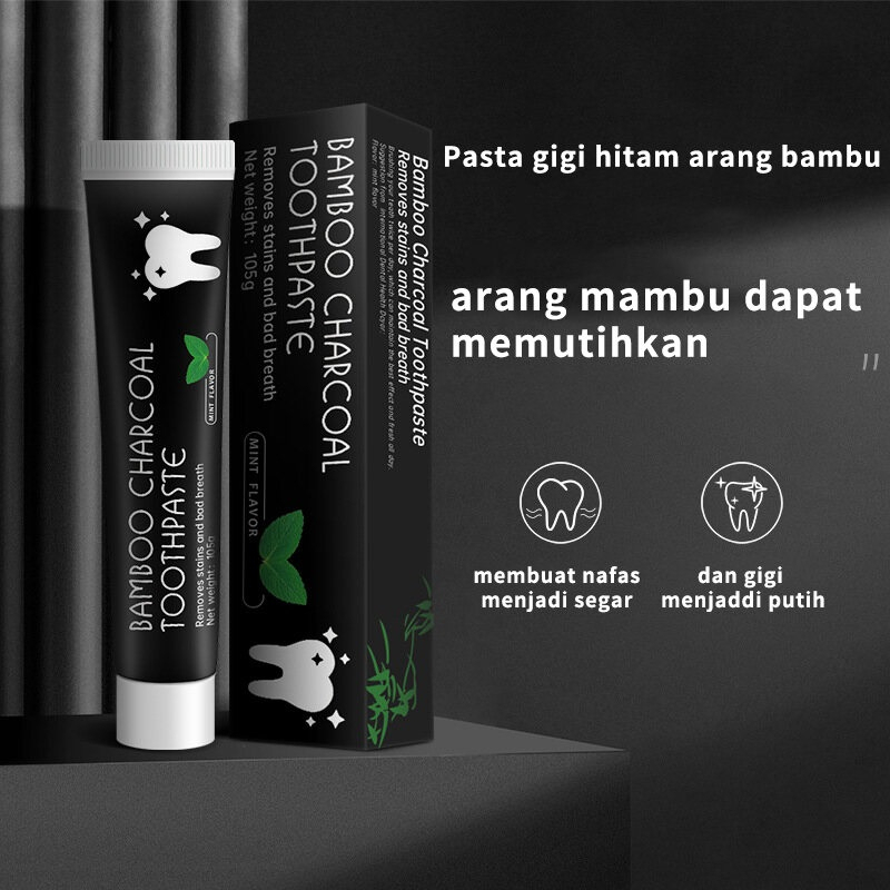 Jual Bamboo Charcoal Toothpaste Odol Pasta Gigi Pemutih Gigi Kuning dan