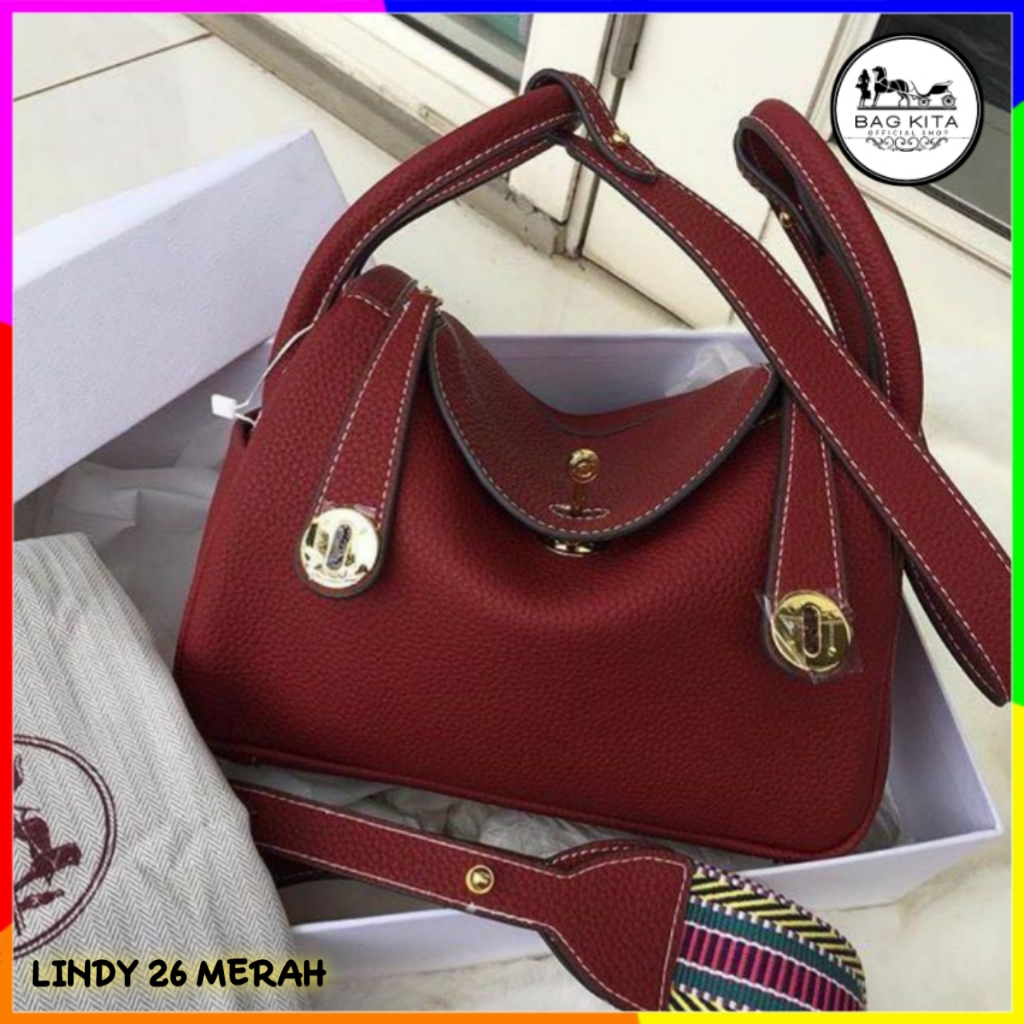 Harga tas discount hermes lindy original