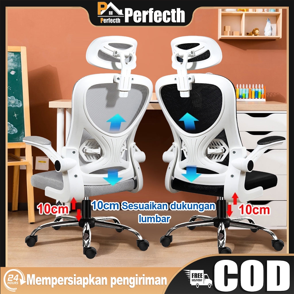 Jual Kursi Ergonomis Gaya Dengan Kursi Kantor Mesh Kursi Komputer Kursi Gaming Dengan Sandaran