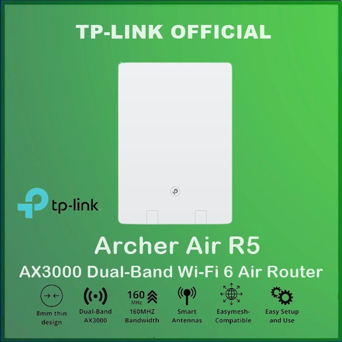 Jual Tp-Link Archer Air R5 AX3000 Dual-Band Gigabit Wi-Fi 6 Air Router ...
