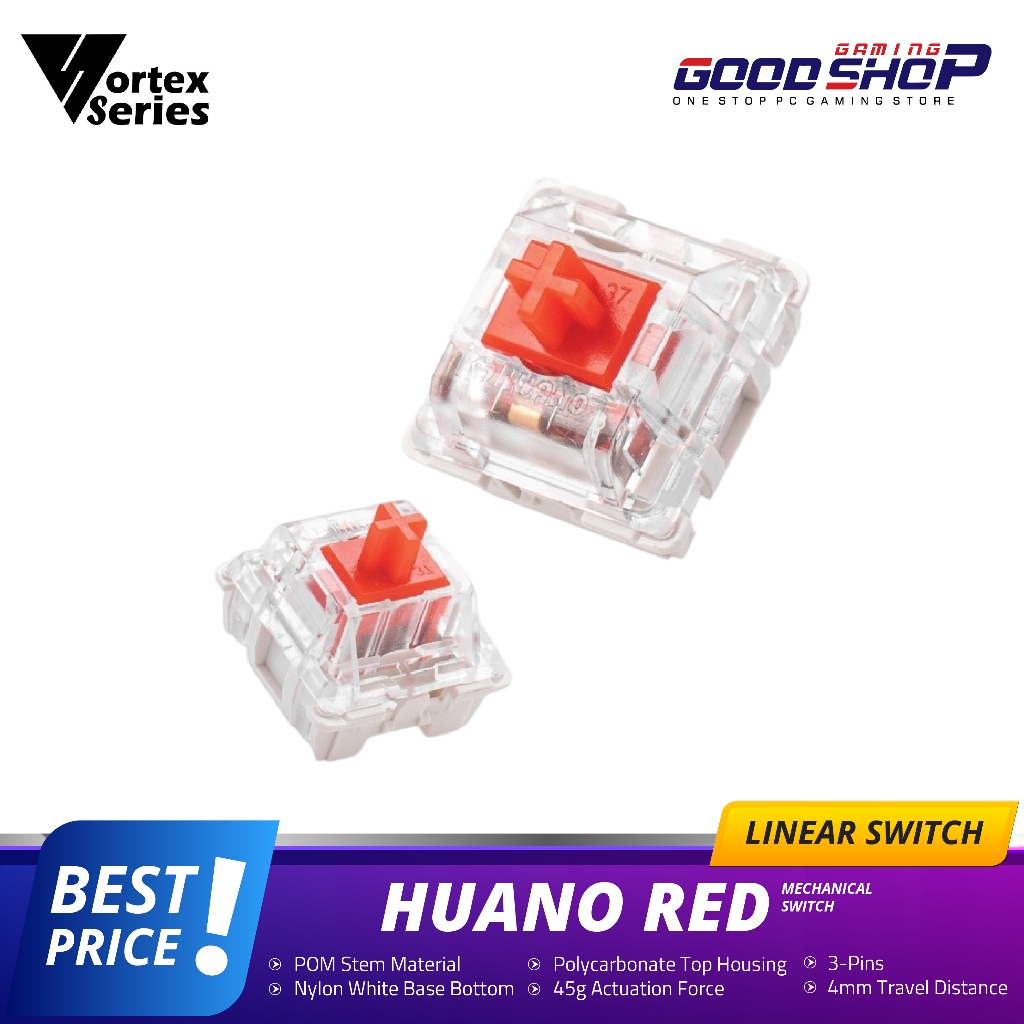Jual VortexSeries Huano Red (Linear 3-Pins Switch) | Shopee Indonesia