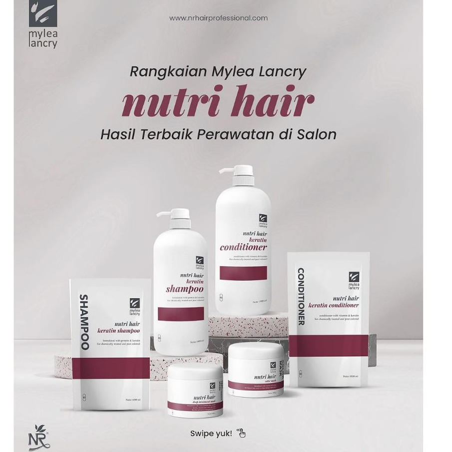 Jual Mylea Lancry Nutri Hair Colour Mask / Deep Treatment Mask