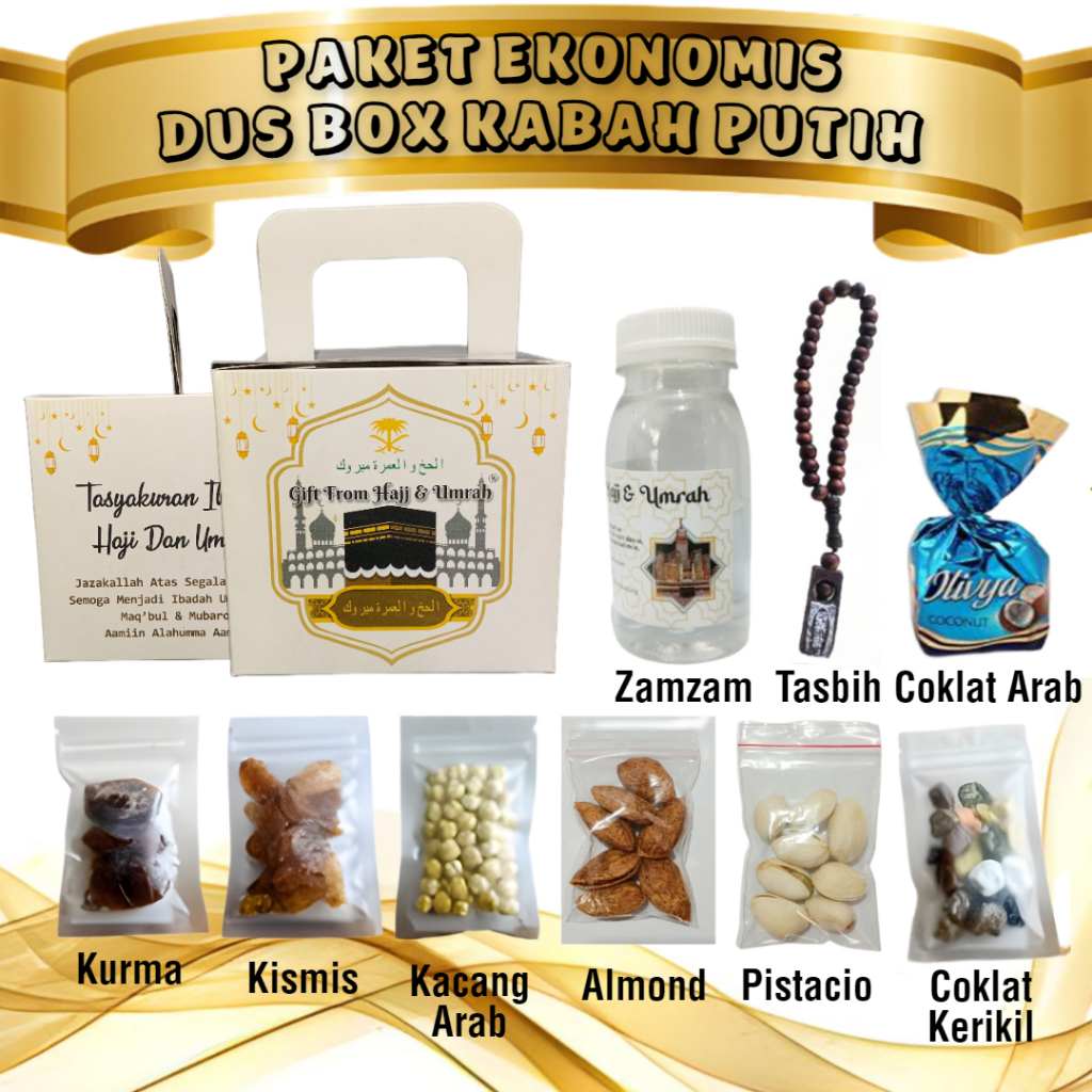 Jual Paket Oleh Oleh Haji Dan Umroh Dus Box Kabah A-H | Shopee Indonesia