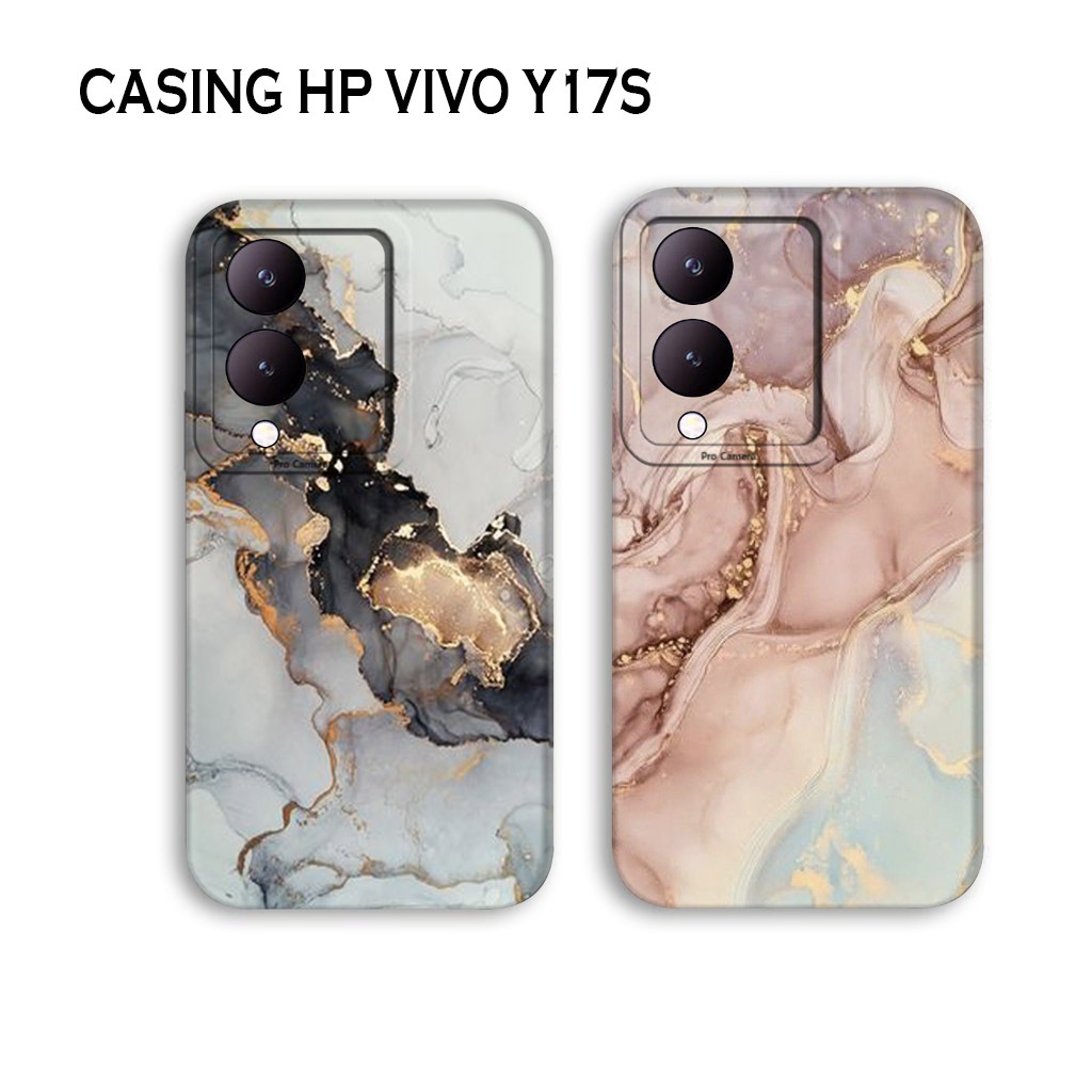 Jual Terbaru!! Casing Hp Vivo Y17S Motif Keramik Aesthetic Abstrak Kekinian Casing Hp Murah