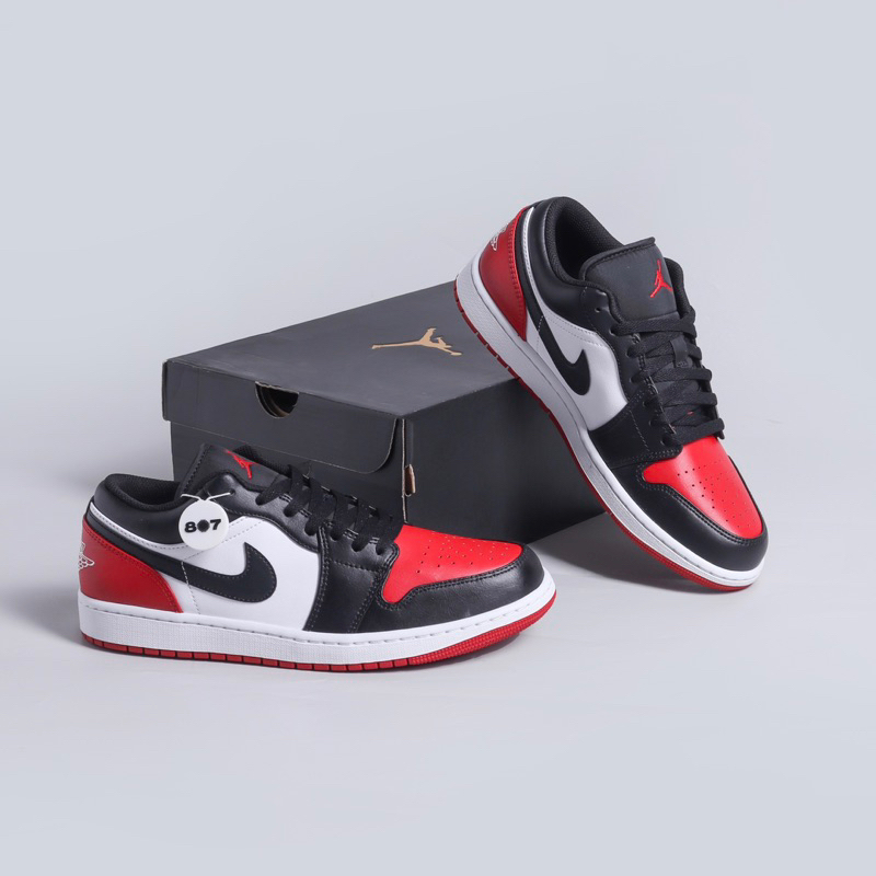 Jual air jordan 1 bred toe sales
