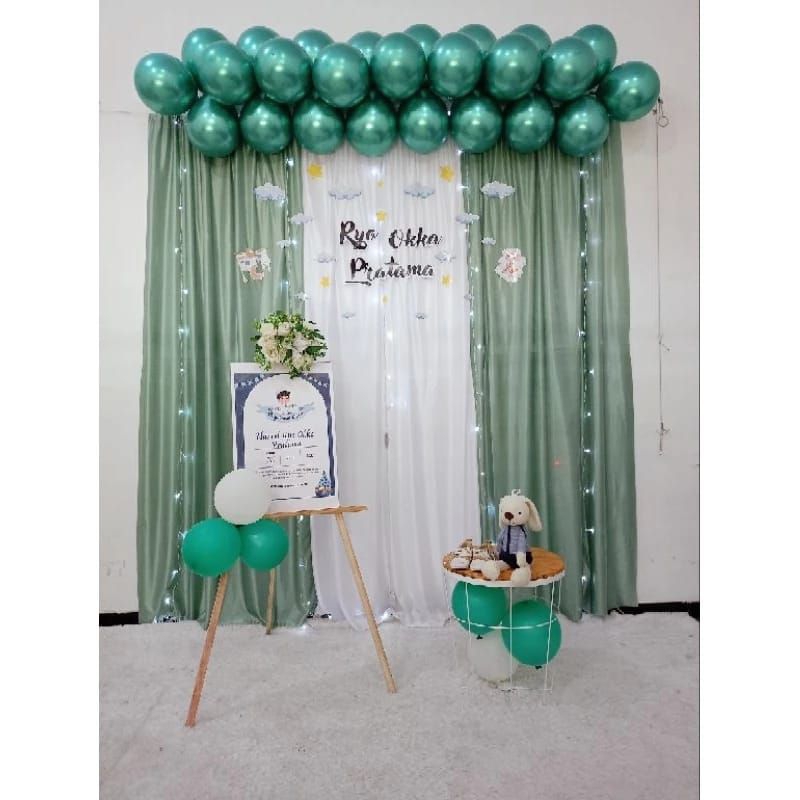 Jual Paket dekorasi pesta / paket Backdrop / siap pakai / praktis