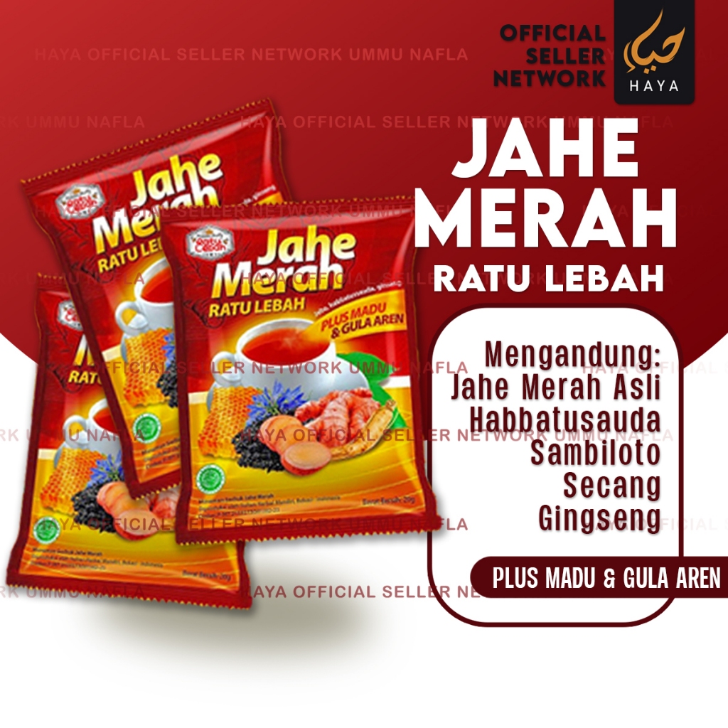 Jual Jahe Merah Sachet RATU LEBAH | Shopee Indonesia