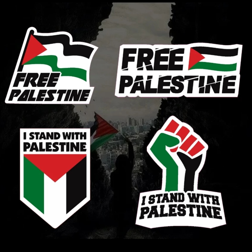 Jual Sticker Free Palestine I Stand with Palestine Palestina | Shopee