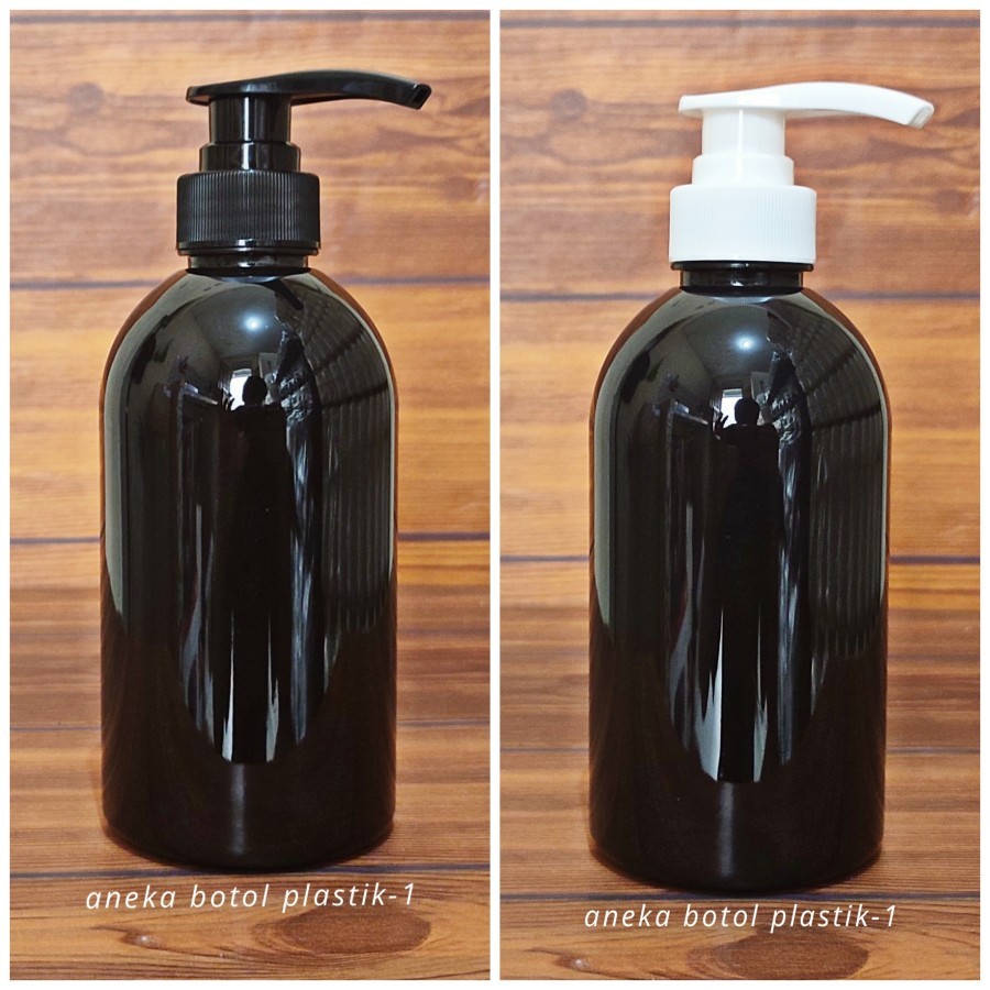 Jual Botol Pump 500ml Oval Botol Pump 500ml Hitam Kemasan Sabun Cair Hand Sanitizer Shopee