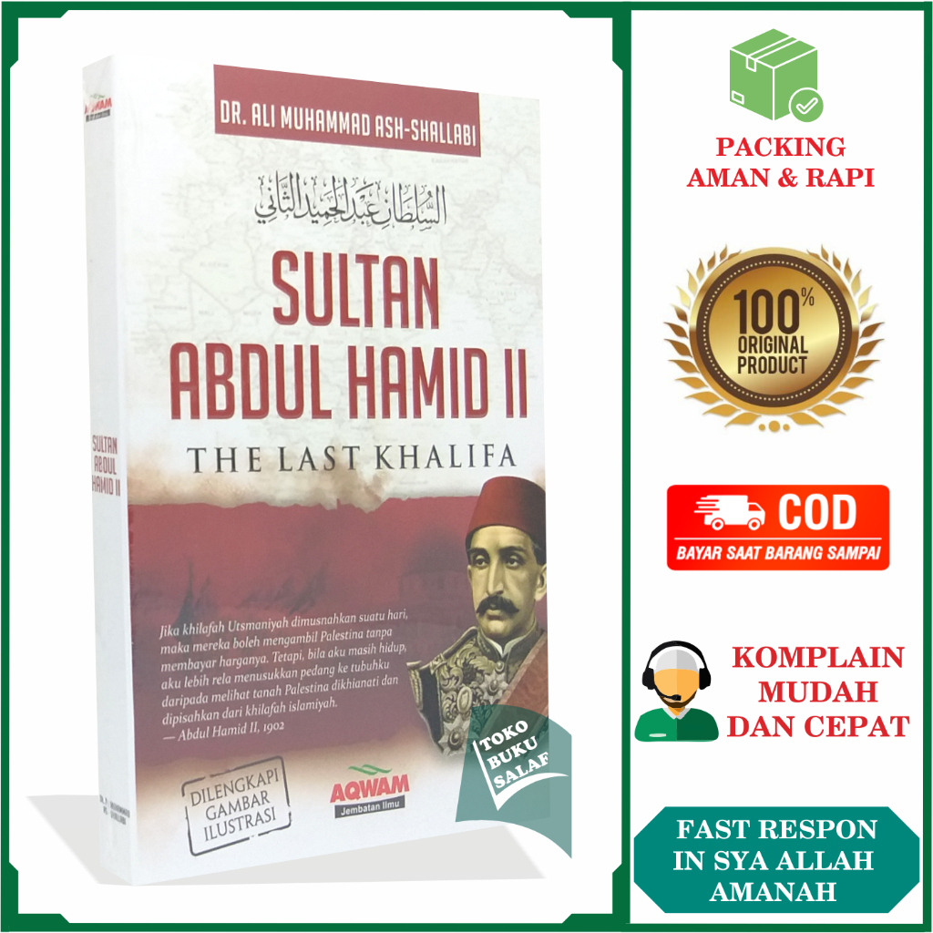 Jual Sultan Abdul Hamid II ORI The Last Khalifa Khalifah Terakhir Umat ...