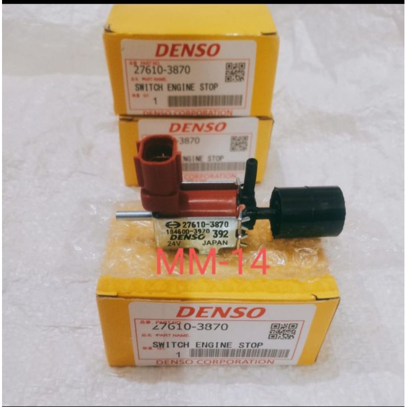 Jual SELENOID SWITCH ENGINE STOP HINO DUTRO DYNA HT125 HT130 24VOLT ORI ...