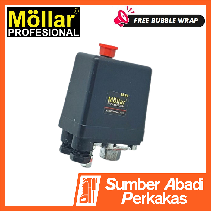 Jual MOLLAR Otomatis Kompresor Angin 1 Way Cabang Lubang Automatic ...