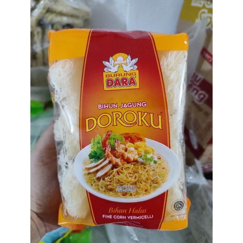 Jual Bihun Jagung Doroku Doromas Isi 4pc Cap Burung Dara Shopee