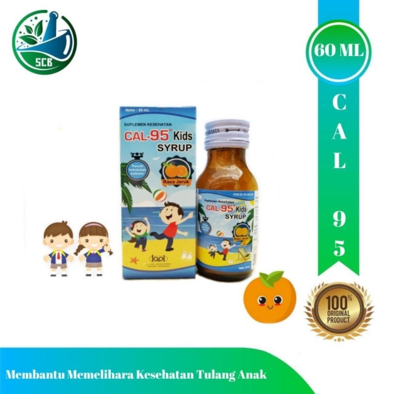 Jual Cal 95 Kids Syrup 60ml / Cal-95 Kids Syrup - Multivitamin Untuk ...