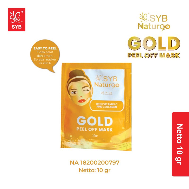 Jual Syb Naturgo Peel Off Mask Sachet Shopee Indonesia