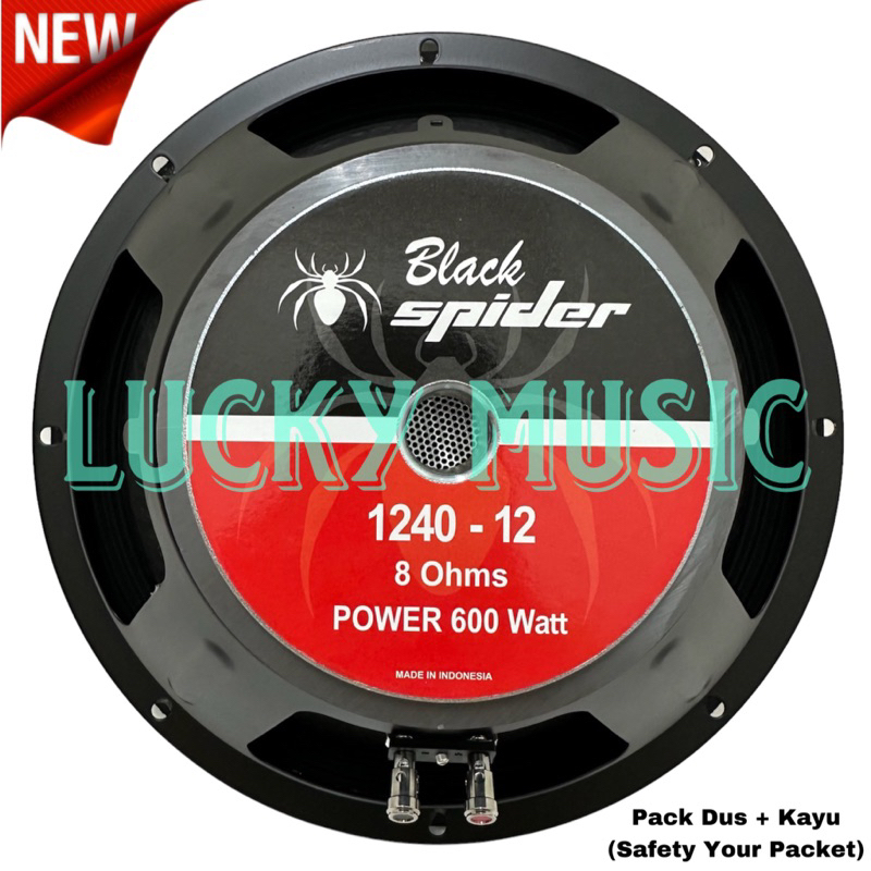 Jual Speaker componen Black Spider 1240 Original BS 1240 speaker 600 ...