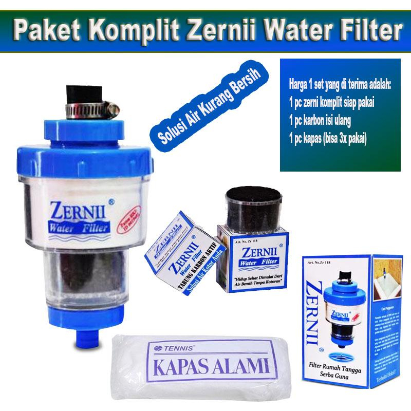 Jual Paket Zernii Water Filter Zernii Filter Air Penyaring Air Kran