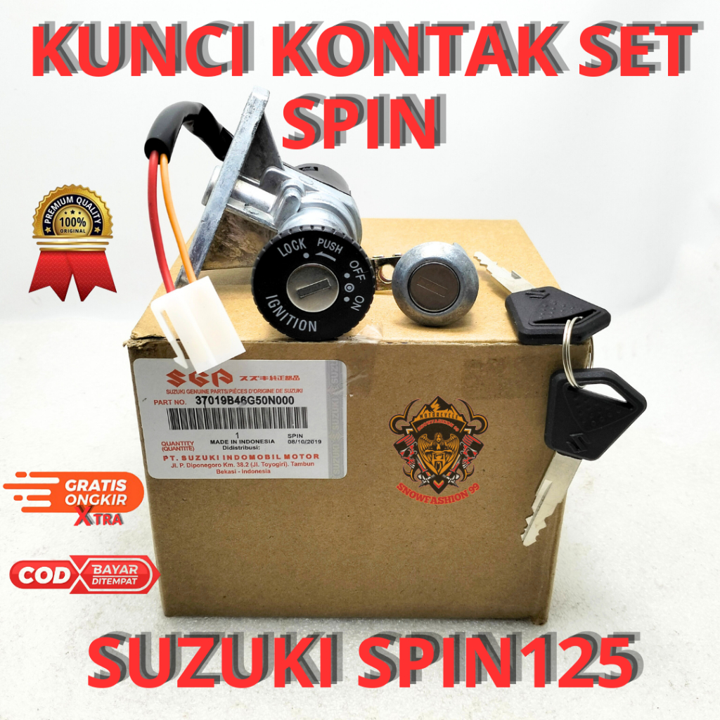 Jual Kunci Kontak Suzuki Spin Kunci Kontak Set Kunci Jok Spin