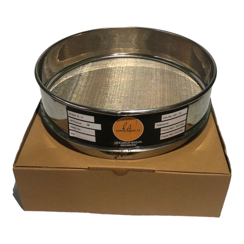 Jual Sieve test analys Ayakan stainless Diameter 20cm Varian mesh 100 ...