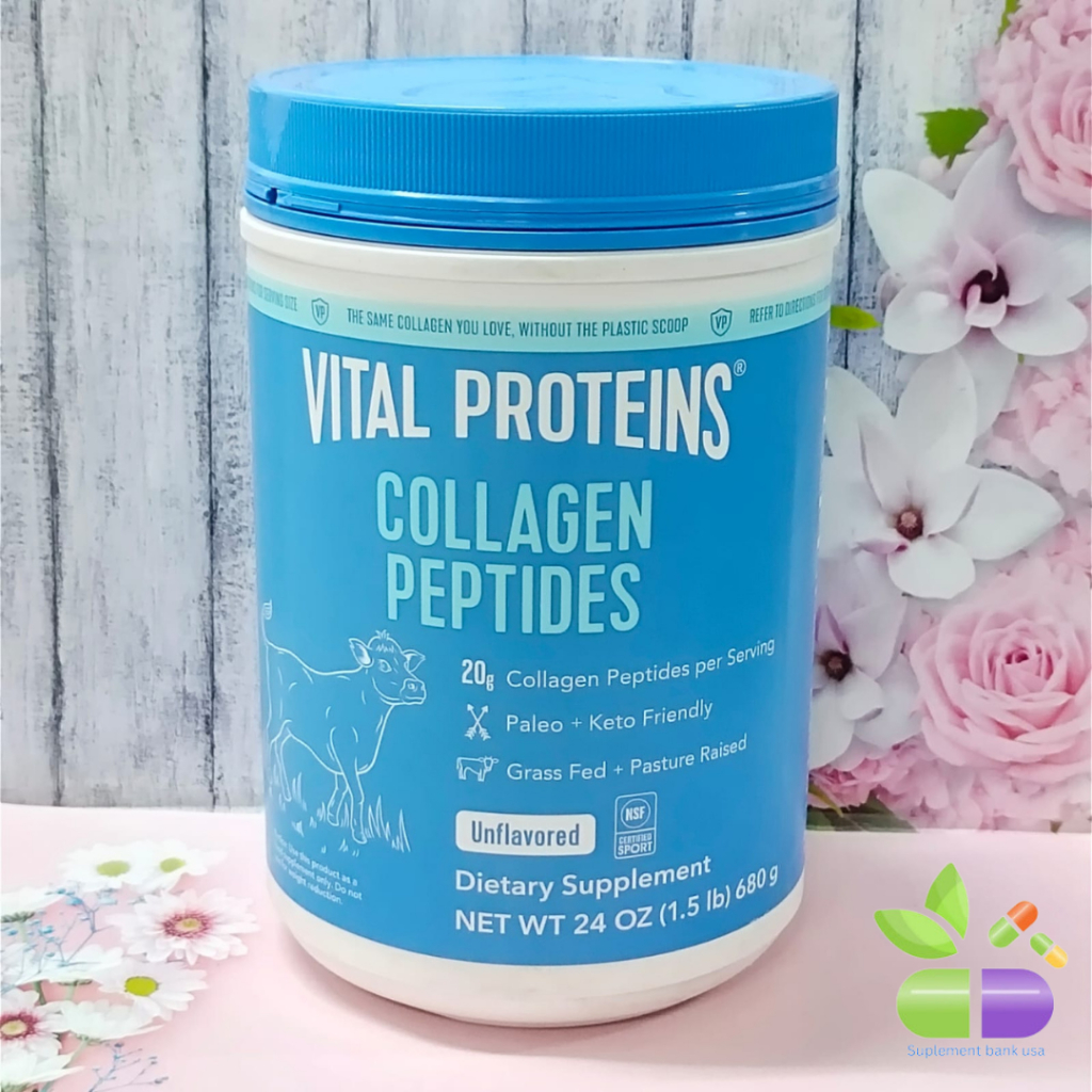 Jual Vital Proteins Collagen Peptides Unflavored 680g Original Usa Shopee Indonesia