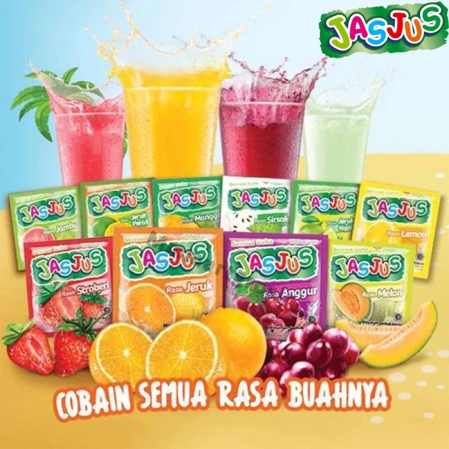 Jual Minuman Jasjus / Minuman Aneka Rasa Buah / Minuman Serbuk