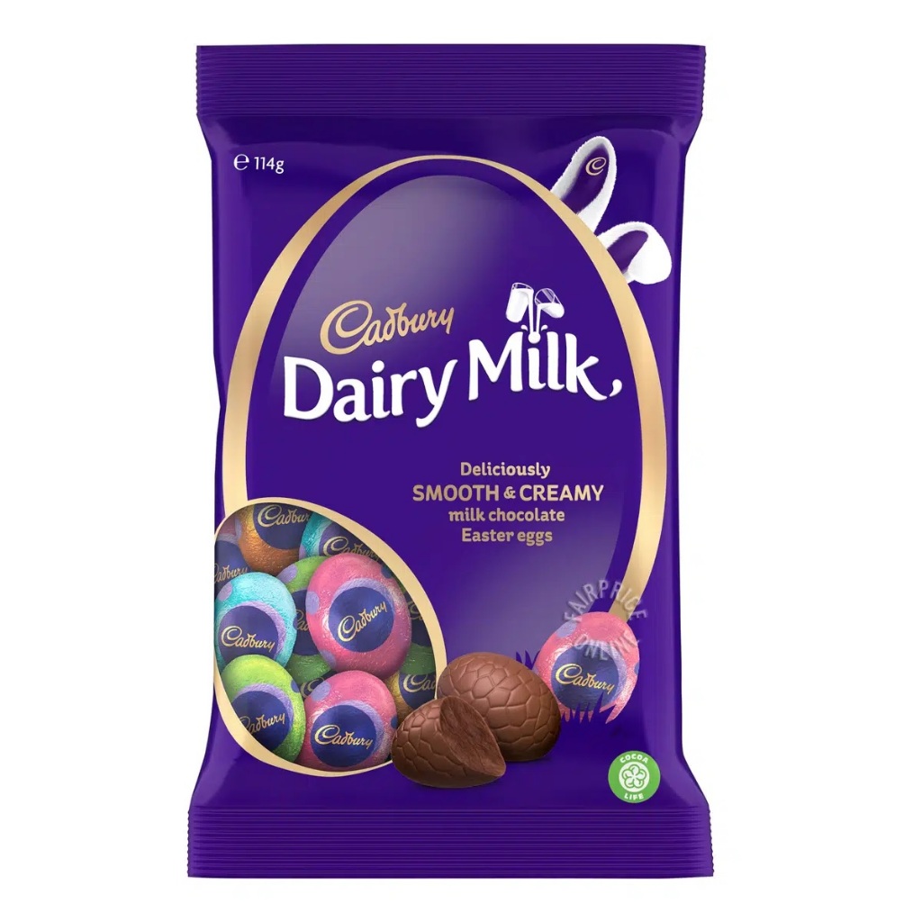 Jual Cadbury Dairy Milk Chocolate Easter Eggs 114g Shopee Indonesia