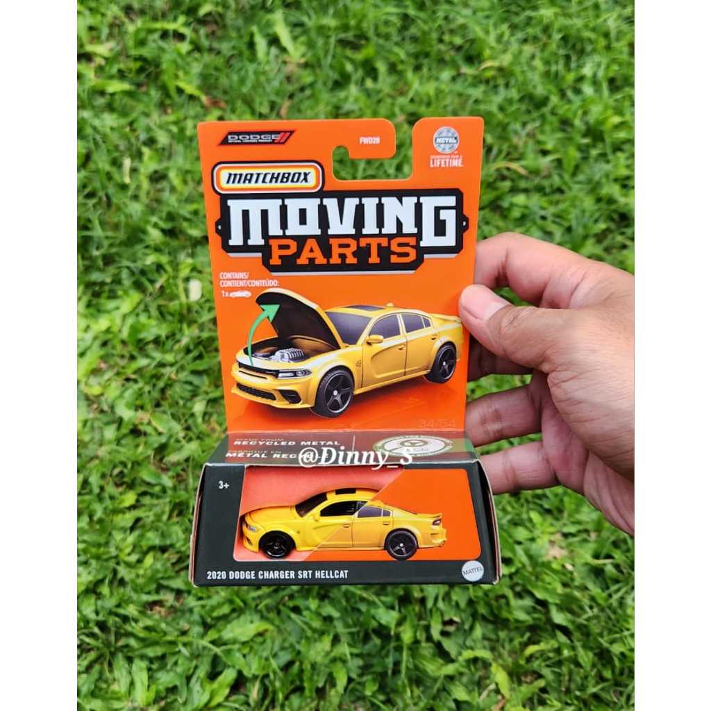 MATCHBOX JBW83 2020 Dodge Charger SRT Hellcat 1/64 MATCHBOX