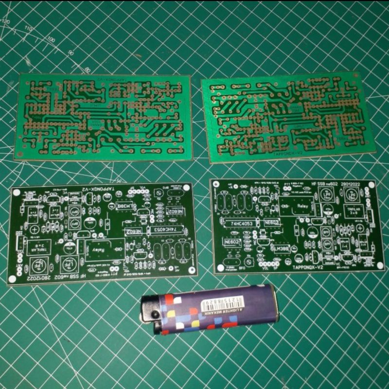 Jual PCB transceiver hf ssb mini tapponox v2 ne602 pcb radio micro ssb ...