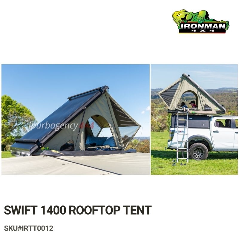 Jual IRONMAN SWIFT 1400 ROOFTOP TENT – ALUMINIUM HARDTOP | Shopee Indonesia