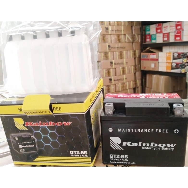 Jual HARGA PER DUS ISI 10 Accu Aki Motor Murah Kering GTZ-5S GTZ5S GTZ5