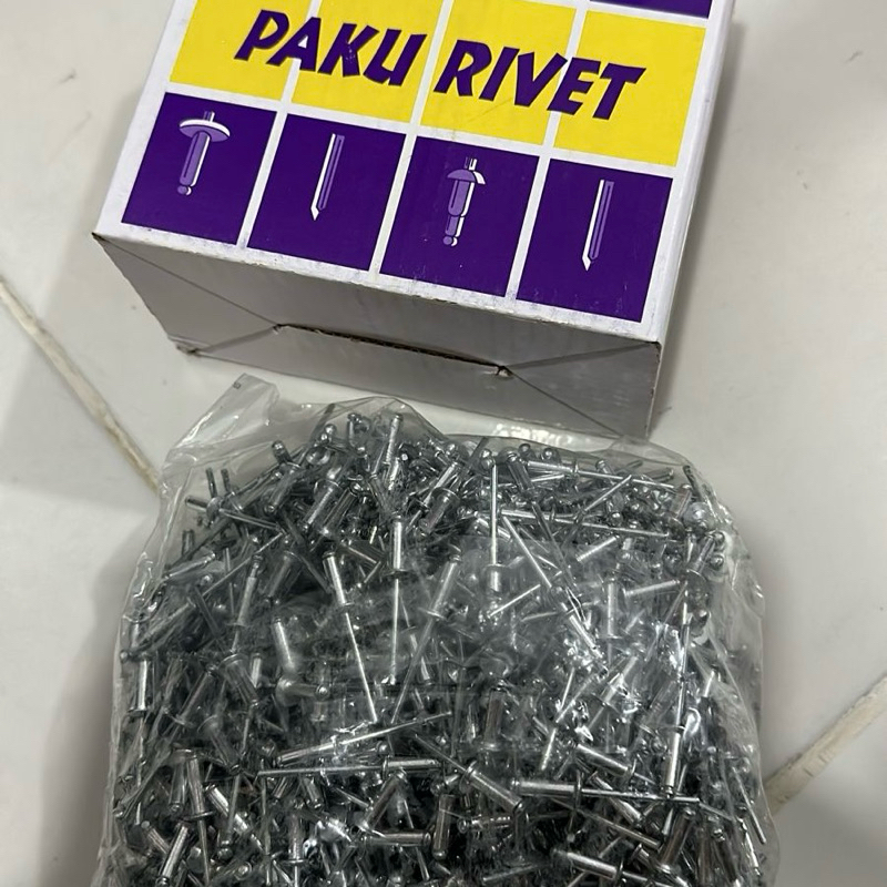 Jual Paku Rivet X Isi Pcs Shopee Indonesia